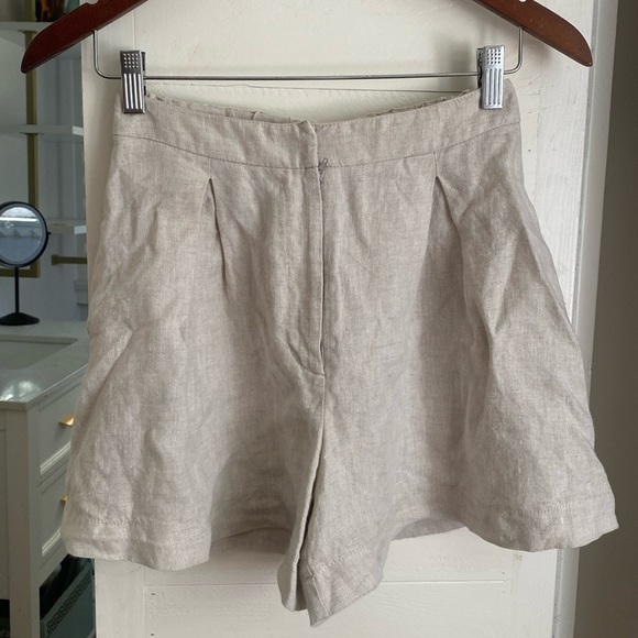 Linen Handmade Studio Shorts - Picture 1 of 5